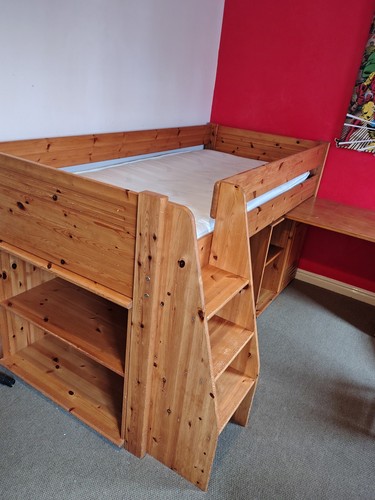 Stompa mid sleeper bed - bed, with