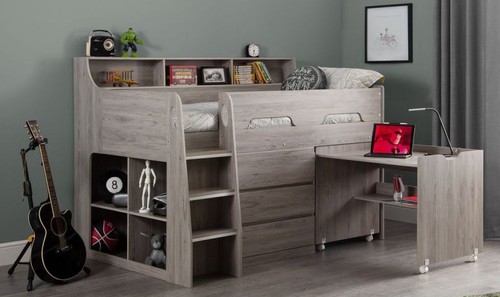 Grey oak midsleeper - oak,