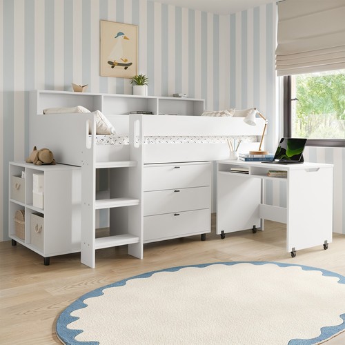 White mid sleeper cabin - sleeper,