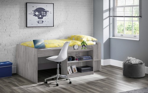 Grey oak effect 3ft single - oak,