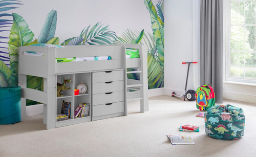 Pluta mid sleeper bed - mid, plus